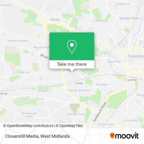 Closerstill Media map
