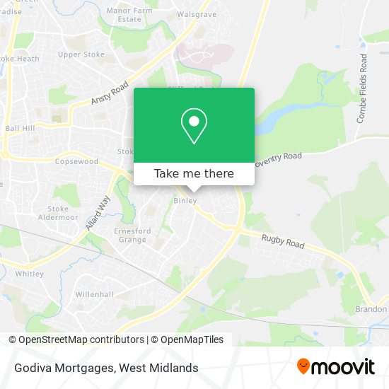 Godiva Mortgages map