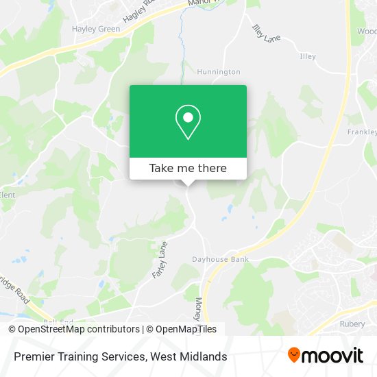 Premier Training Services map