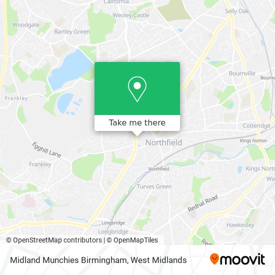 Midland Munchies Birmingham map