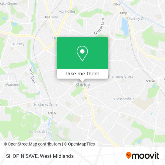 SHOP N SAVE map