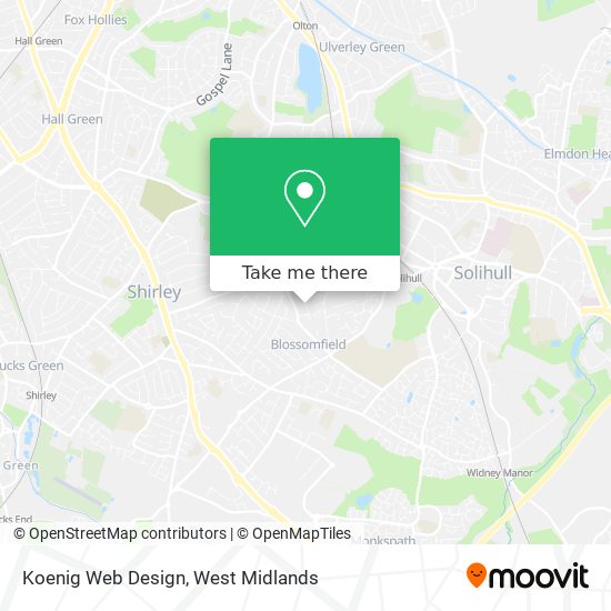 Koenig Web Design map