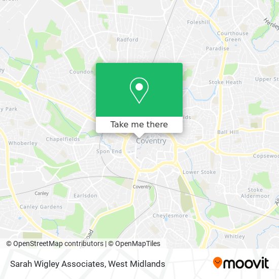 Sarah Wigley Associates map