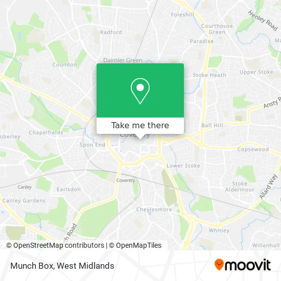 Munch Box map