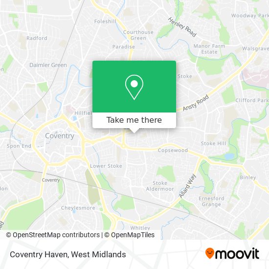 Coventry Haven map