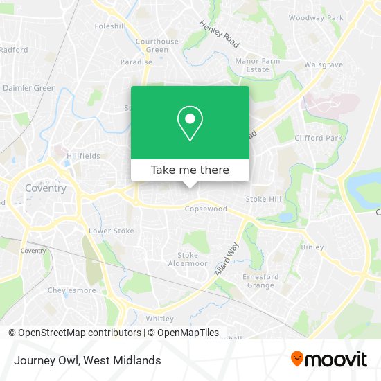 Journey Owl map