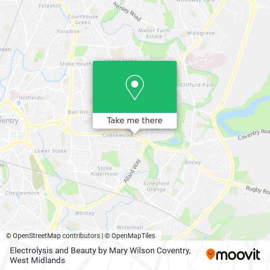 Electrolysis and Beauty by Mary Wilson Coventry map