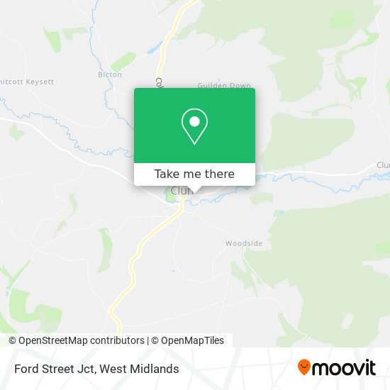 Ford Street Jct map