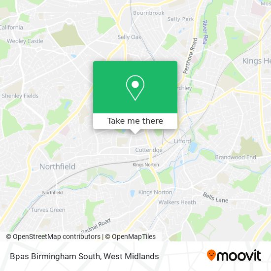 Bpas Birmingham South map