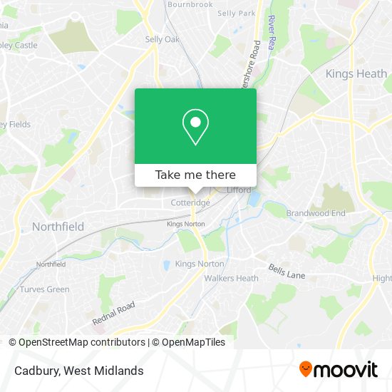 Cadbury map