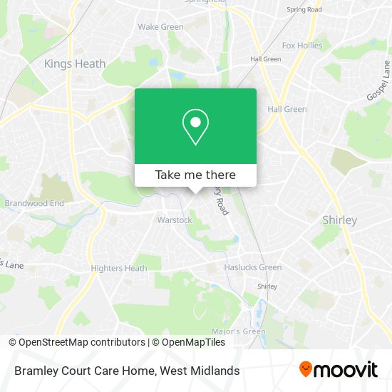 Bramley Court Care Home map