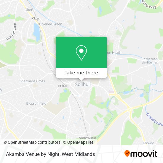 Akamba Venue by Night map