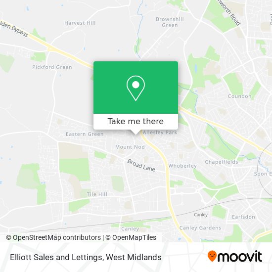 Elliott Sales and Lettings map