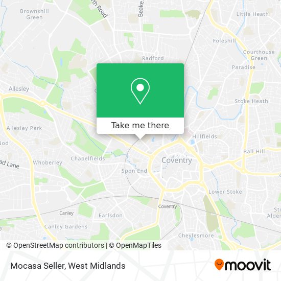 Mocasa Seller map