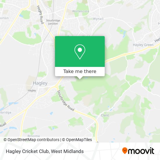 Hagley Cricket Club map