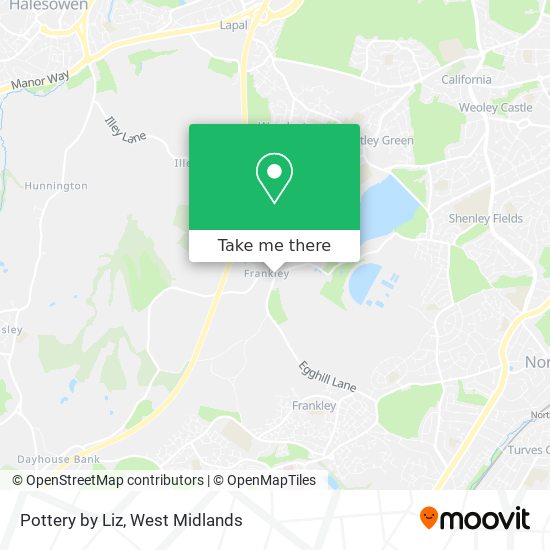 Pottery by Liz map