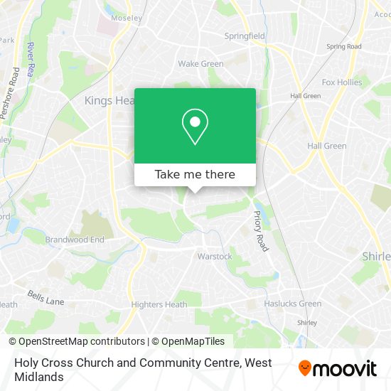 Holy Cross Church and Community Centre map
