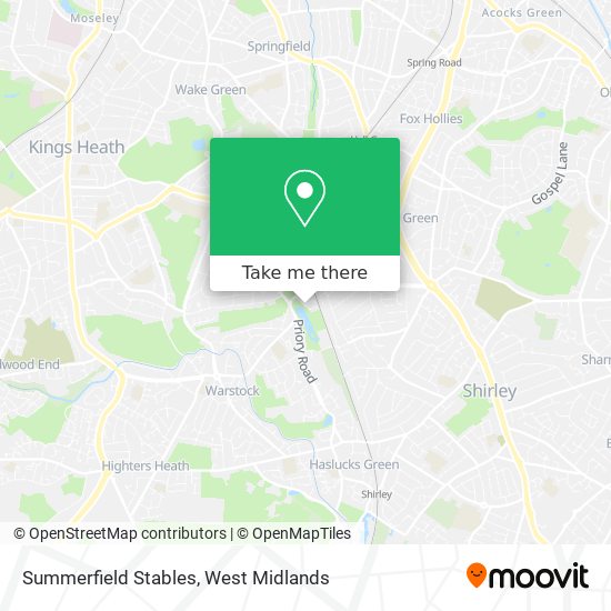 Summerfield Stables map
