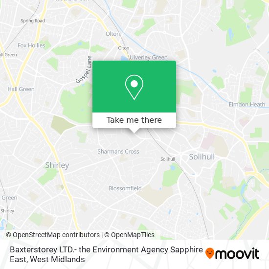 Baxterstorey LTD.- the Environment Agency Sapphire East map