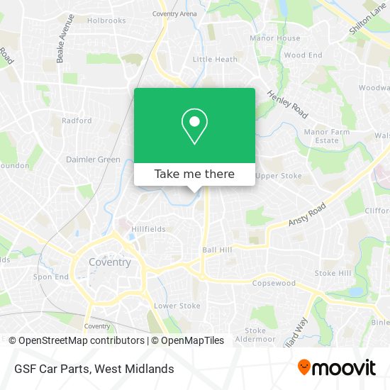 GSF Car Parts map