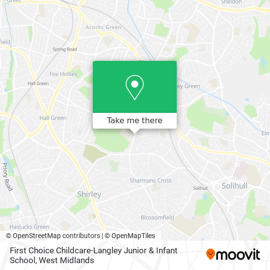 First Choice Childcare-Langley Junior & Infant School map