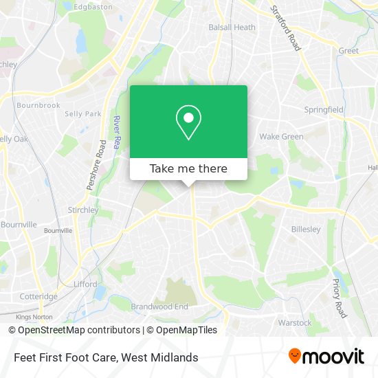 Feet First Foot Care map