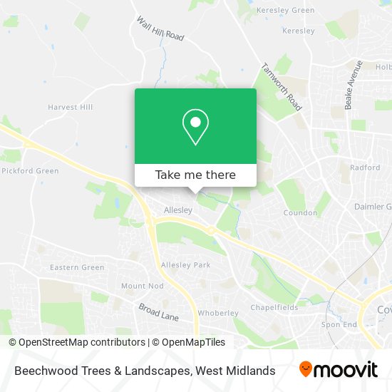 Beechwood Trees & Landscapes map