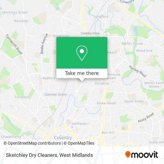 Sketchley Dry Cleaners map