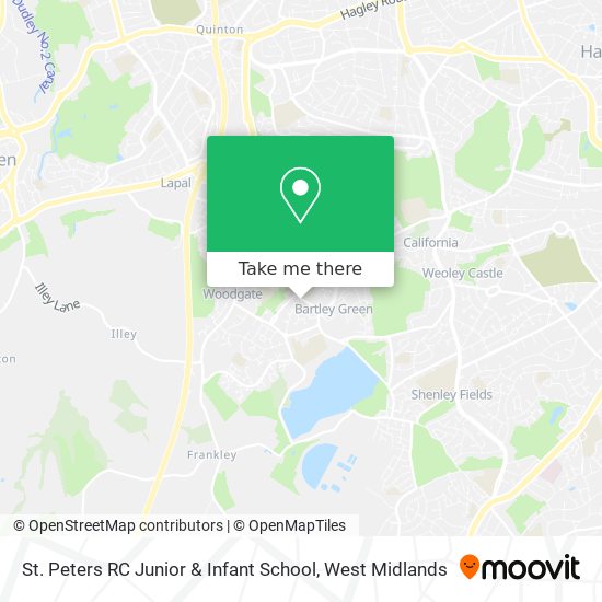 St. Peters RC Junior & Infant School map