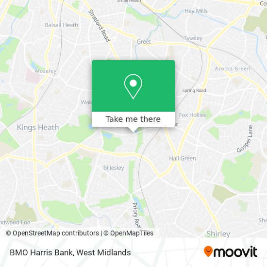 BMO Harris Bank map