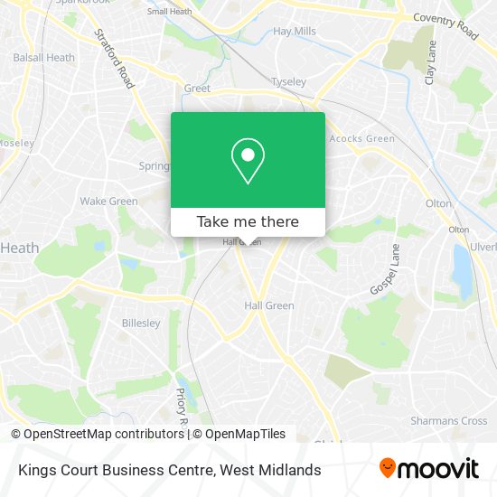 Kings Court Business Centre map