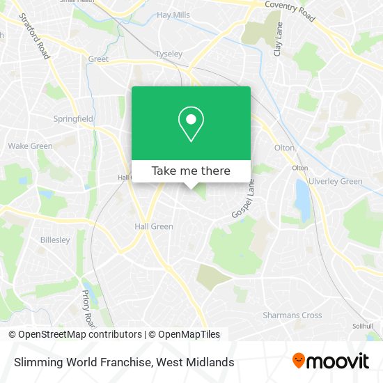 Slimming World Franchise map