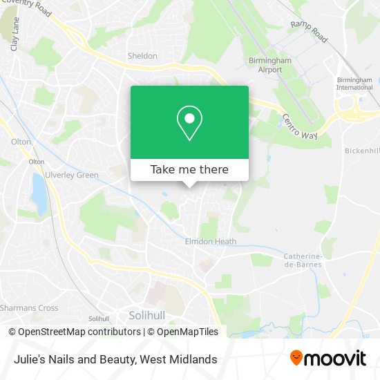 Julie's Nails and Beauty map
