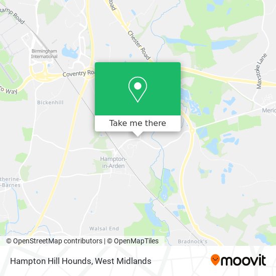 Hampton Hill Hounds map