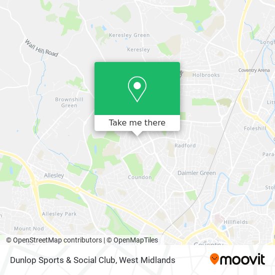 Dunlop Sports & Social Club map