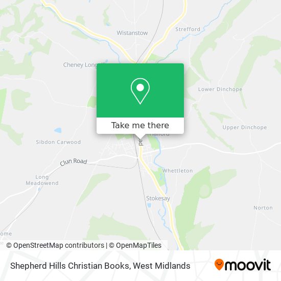 Shepherd Hills Christian Books map
