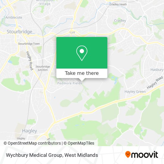 Wychbury Medical Group map