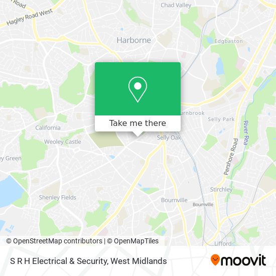 S R H Electrical & Security map