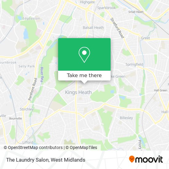 The Laundry Salon map