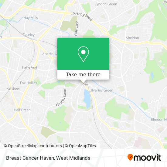 Breast Cancer Haven map