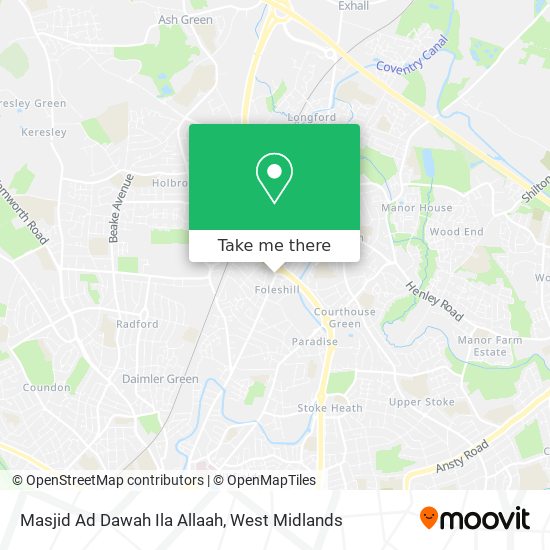 Masjid Ad Dawah Ila Allaah map