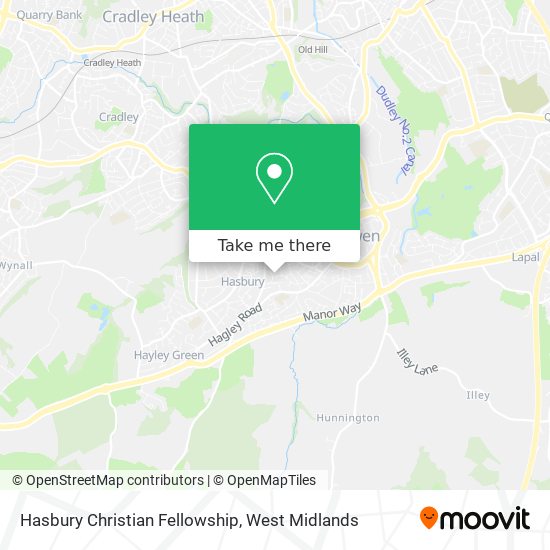 Hasbury Christian Fellowship map