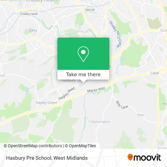 Hasbury Pre School map