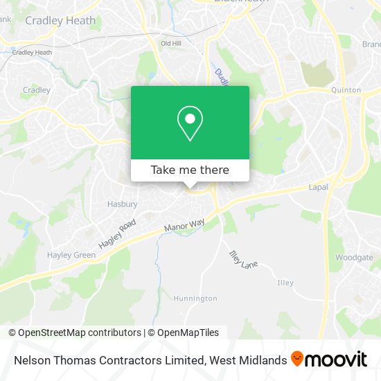 Nelson Thomas Contractors Limited map