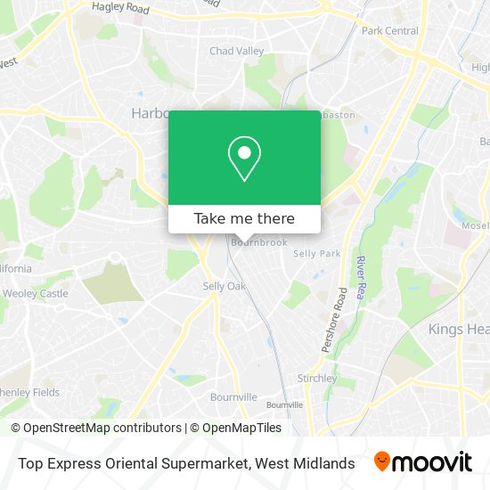 Top Express Oriental Supermarket map