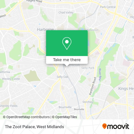 The Zoot Palace map