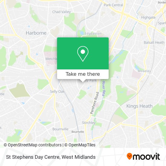 St Stephens Day Centre map