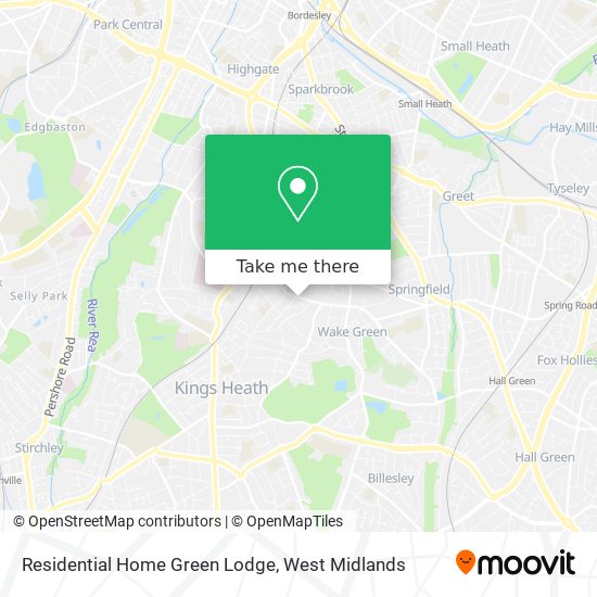 Residential Home Green Lodge map