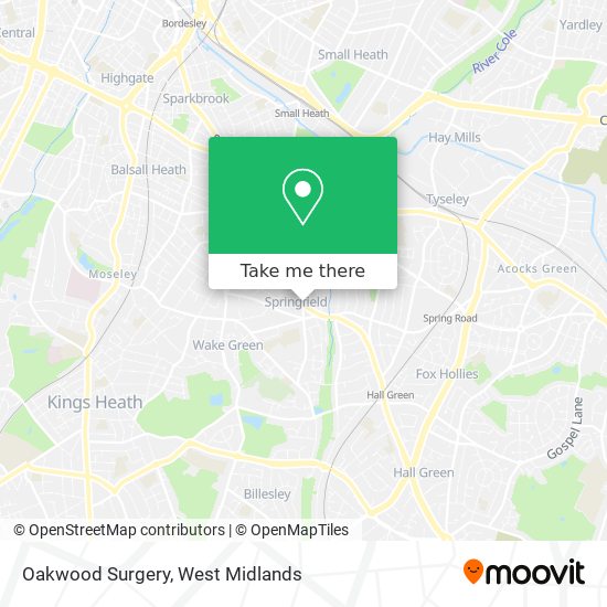 Oakwood Surgery map