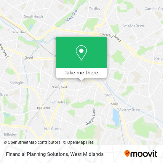 Financial Planning Solutions map